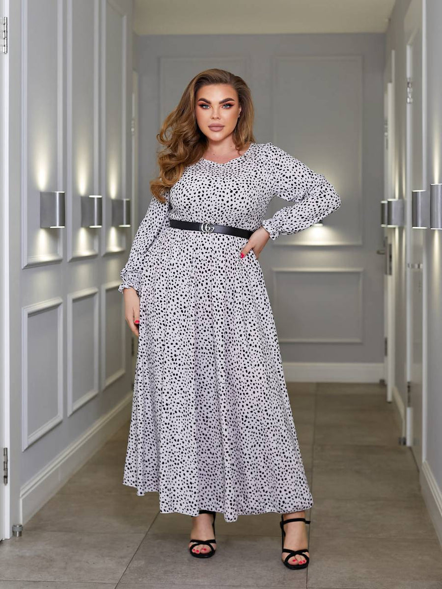 Rochie din soft cu brâu