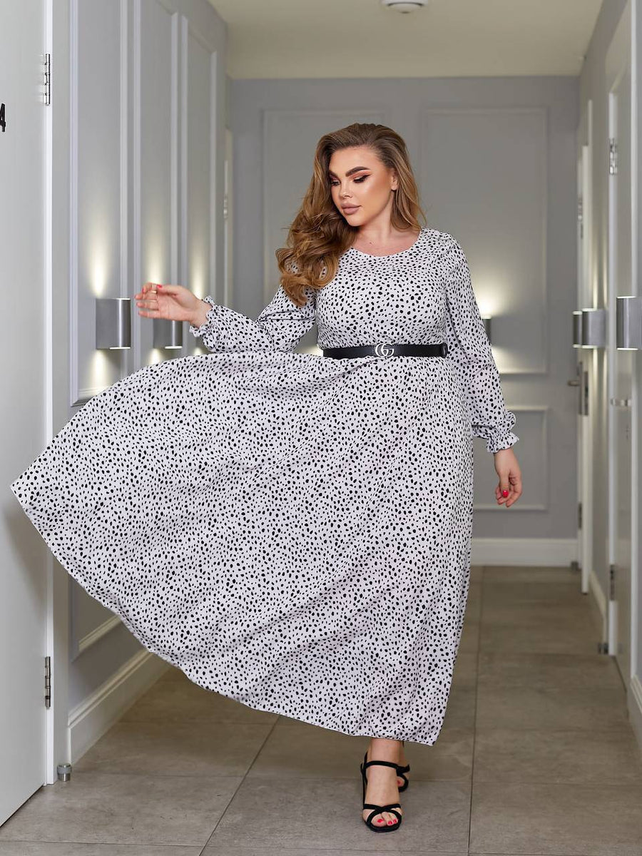 Rochie din soft cu brâu