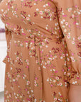 Rochie din bumbac cu imprimeu floral