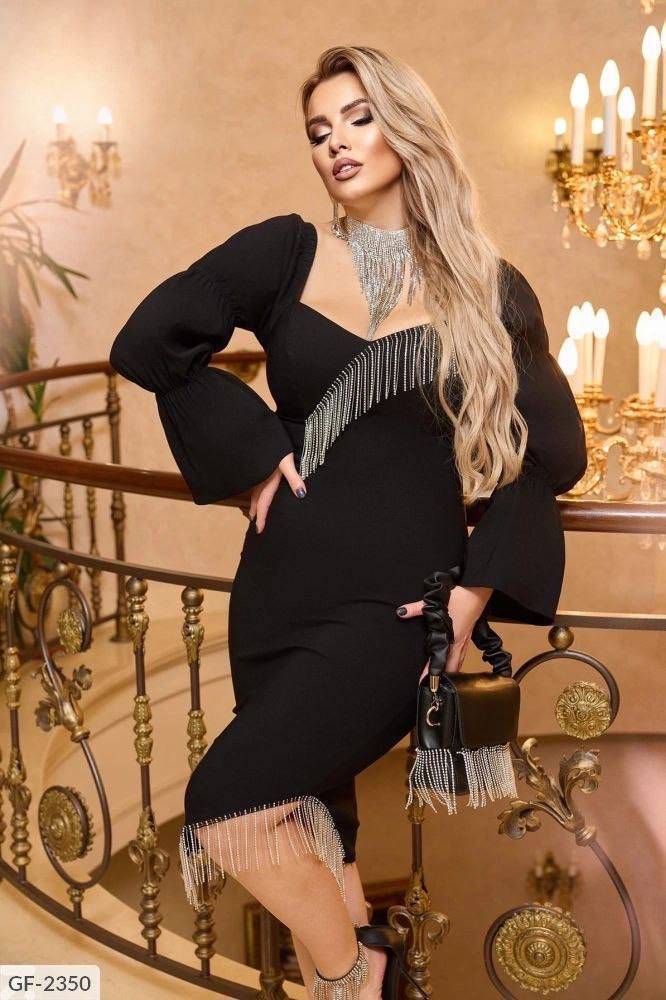 Rochie din denim cu franjuri