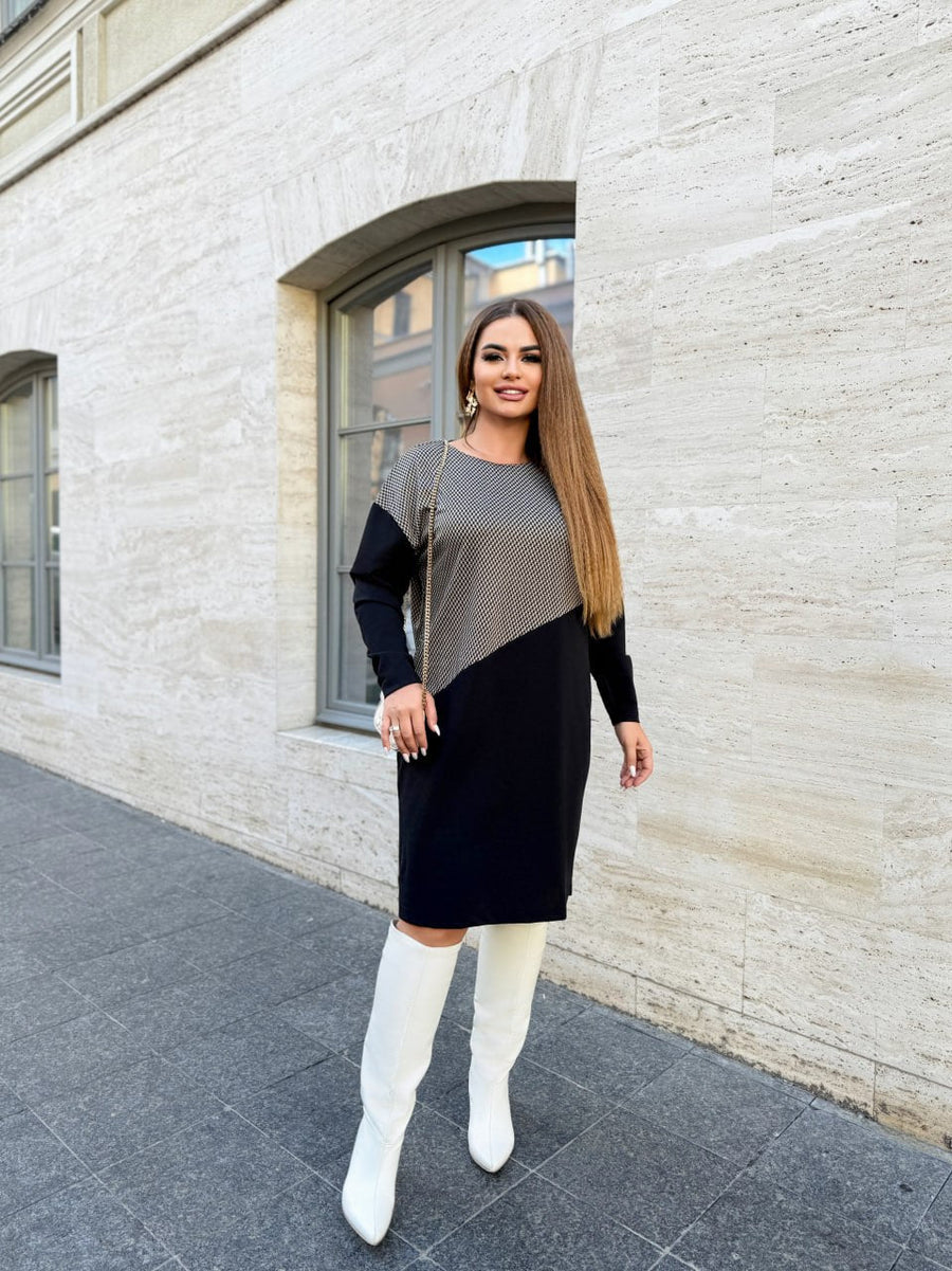 Rochie combinată - Twiggy Shop