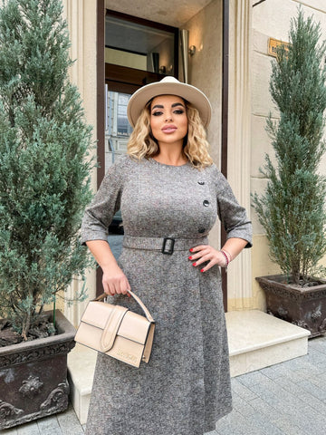 Rochie călduroasă cu buzunare - Twiggy Shop