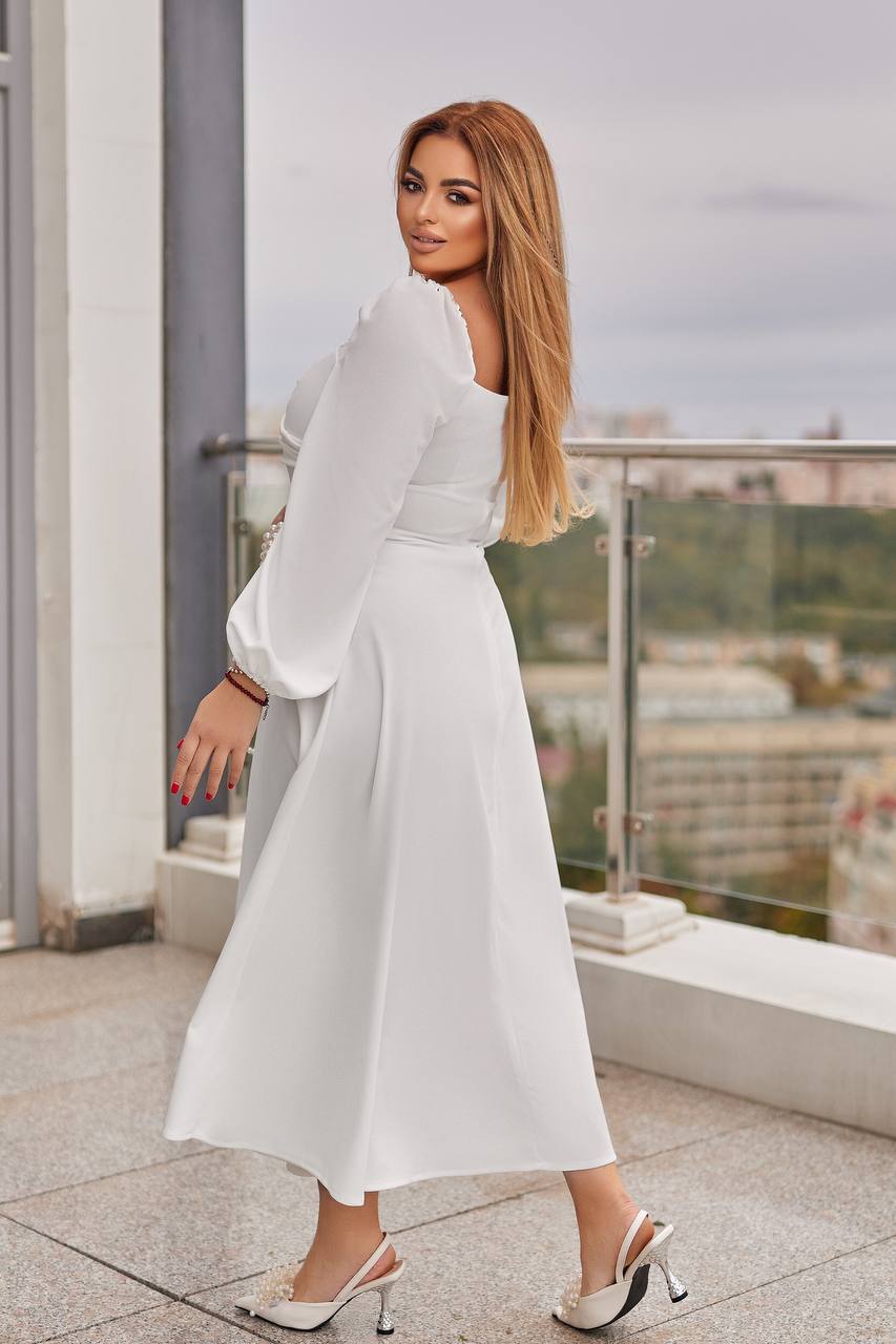 Rochie evazată în lungime midi - Twiggy Shop