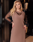 Rochie cu plasă strălucitoare - Twiggy Shop