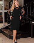 Rochie cu plasă strălucitoare - Twiggy Shop