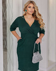 Rochie din material strălucitor - Twiggy Shop