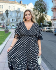 Rochie din soft cu plasă