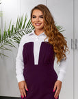 Rochie combinată