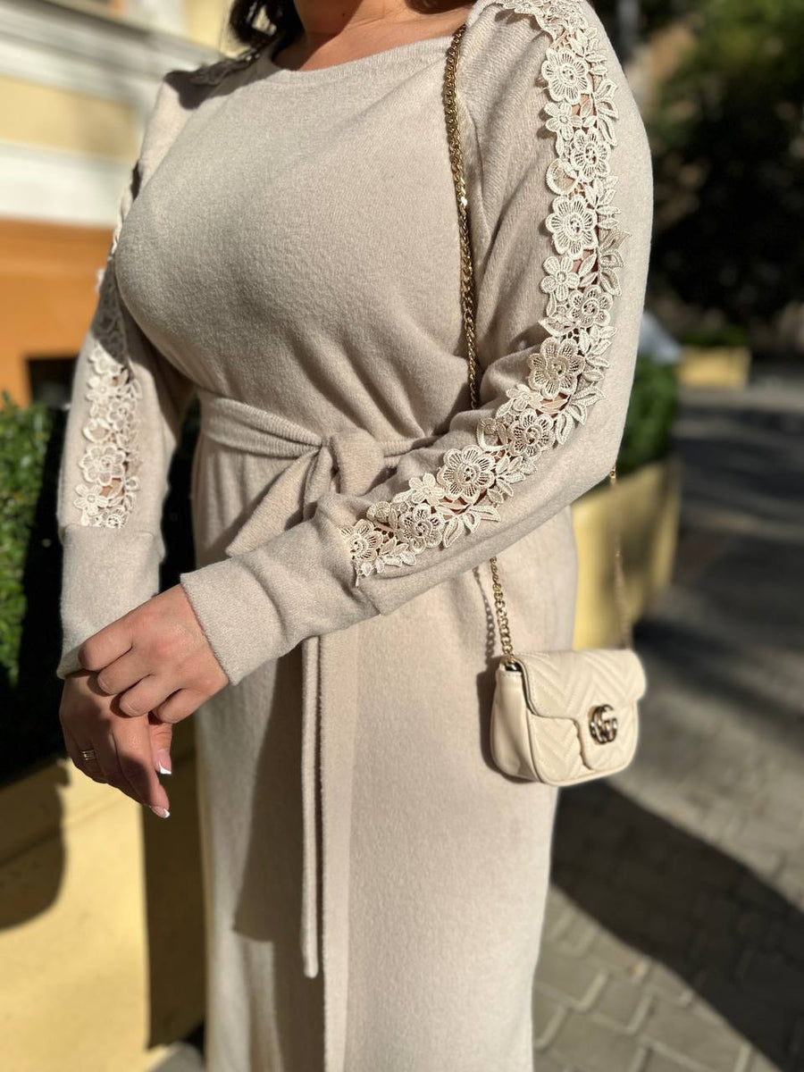 Rochie caldă cu dantelă - Twiggy Shop